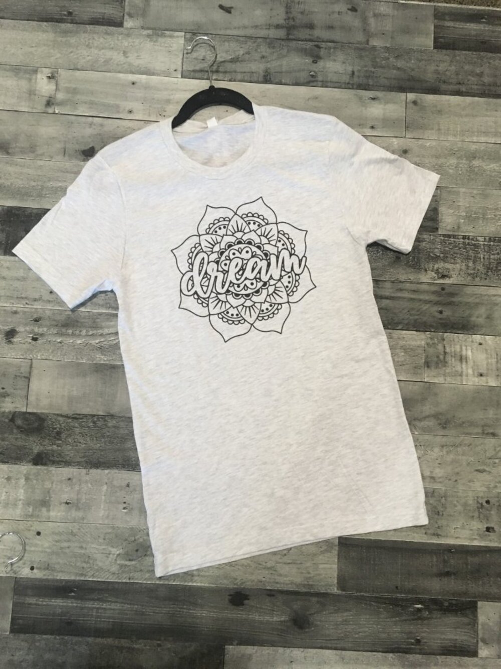 Dream Graphic Short Sleeve Tee - Light Gray